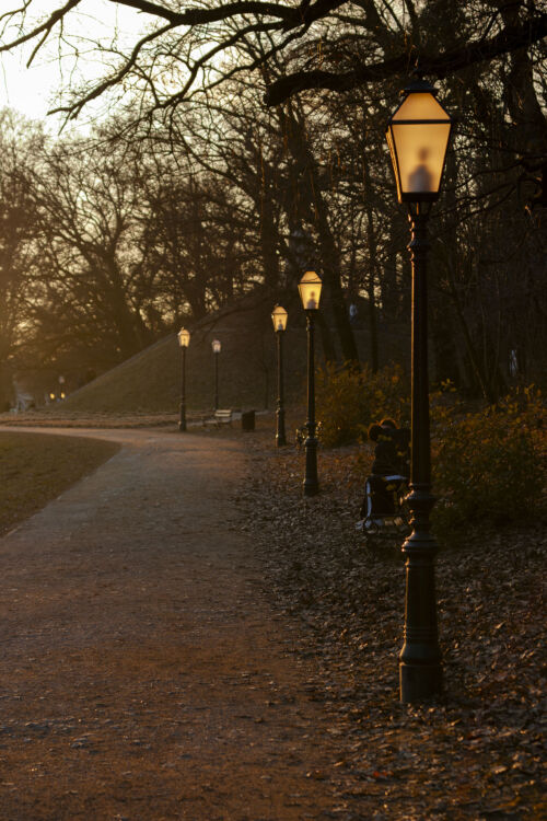 Serene beauty of an autumn evening