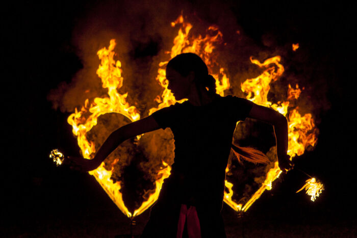 Dancing with Fire: Captivating Photo Art Ignites the Soul