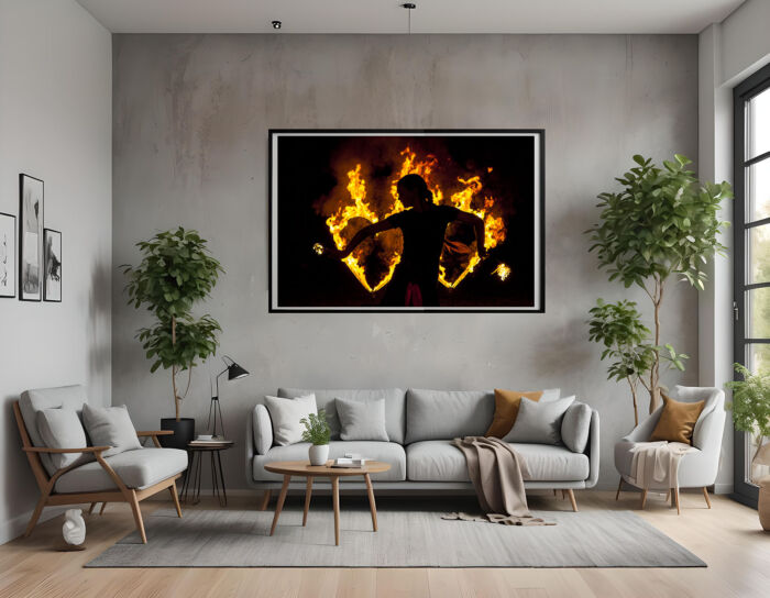 Dancing with Fire: Captivating Photo Art Ignites the Soul