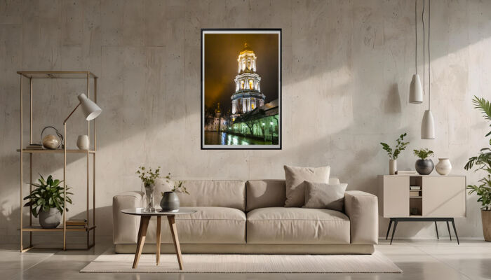 Illuminate Your Space with the Nighttime Majesty of Kyiv-Pechersk