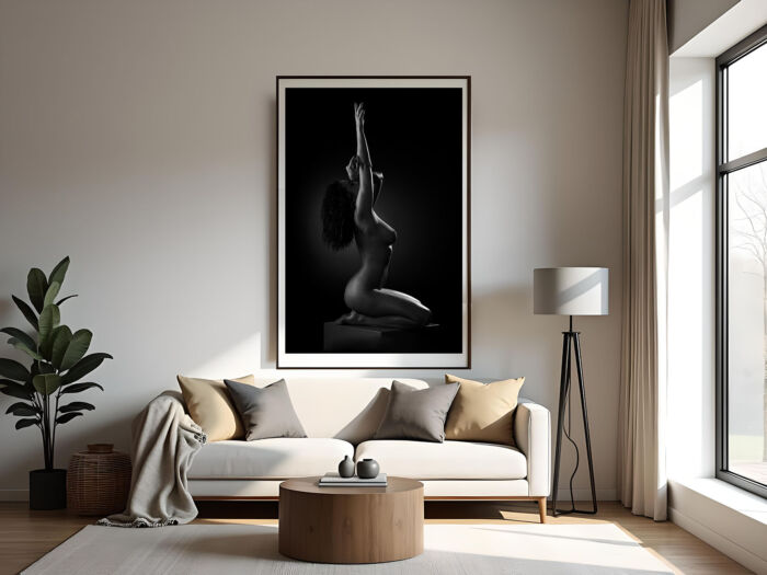 Elevate Your Space with Elegant Black and White Nude Art Prints