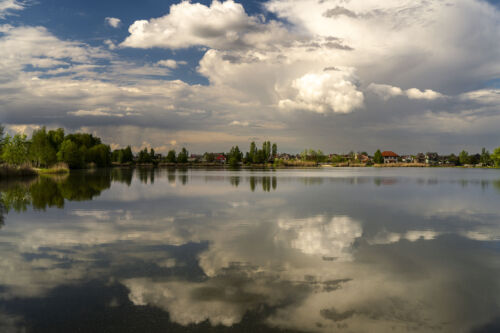 Tranquil Reflection: Serene Landscape Photography for Peaceful Interiors