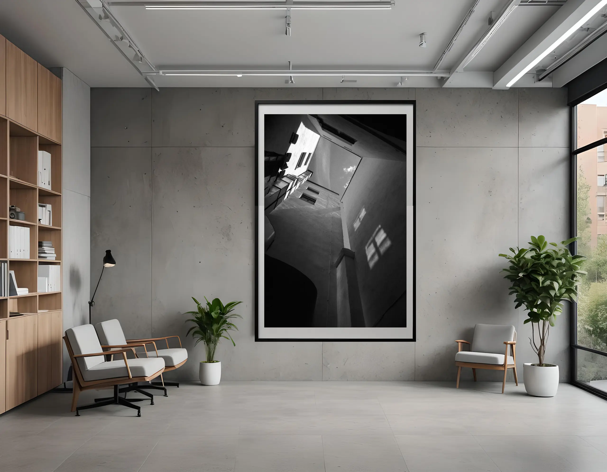 Urban Geometry and Shadows – Fine Art Black and White Film Photography
